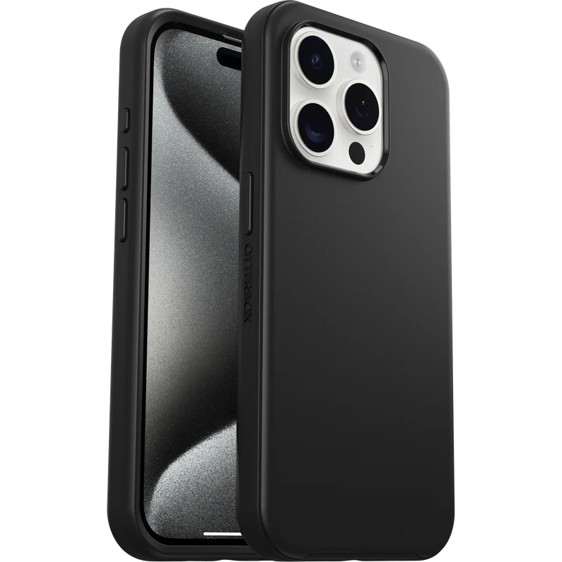 OtterBox Symmetry Case for iPhone 15 Pro 6.1" - Black