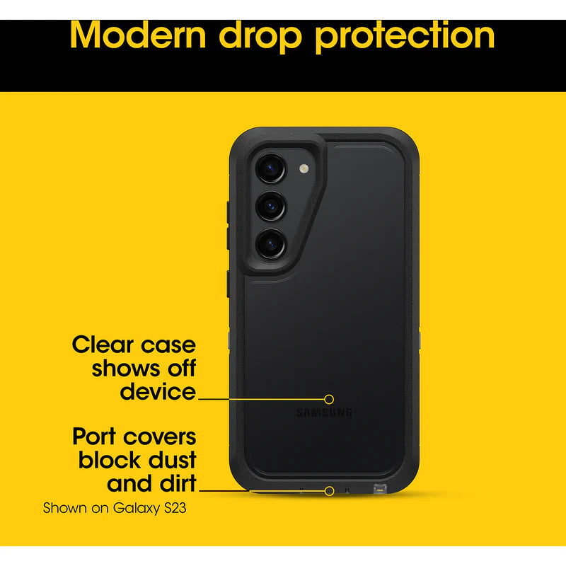 OtterBox Defender XT Clear Case for Samsung S24 Ultra - Dark Side
