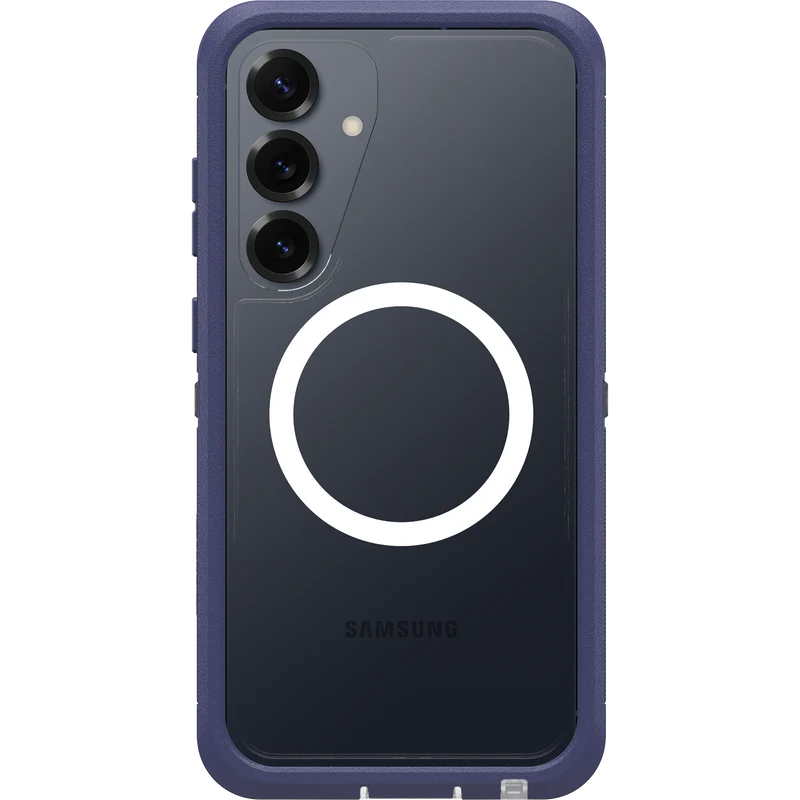 OtterBox Defender XT Clear Magnets Case for Samsung S25 5G - Denver Dusk Purple
