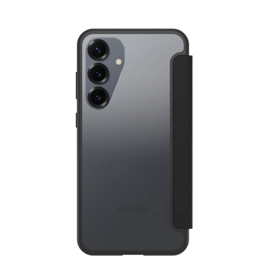 OtterBox React Folio Case - Samsung S25 Plus - Black Crystal