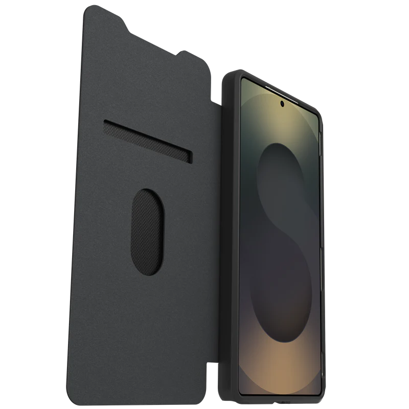 OtterBox React Folio Case - Samsung S25 Ultra - Black Crystal