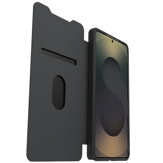 OtterBox React Folio Case - Samsung S25 Ultra - Black Crystal