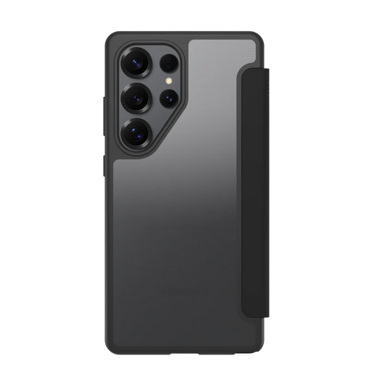 OtterBox React Folio Case - Samsung S25 Ultra - Black Crystal