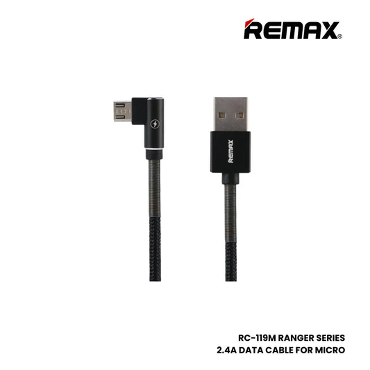 Remax [RC-119M] Ranger Series Micro USB Data Cable – Black