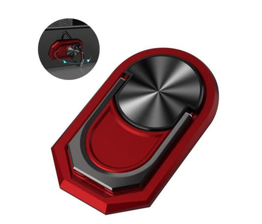 360 MAGNETIC RING HOLDER - Universal for Phone / Tablet - Red