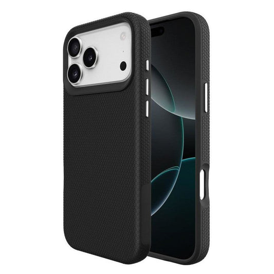 Rhinos Rugged Shockproof Case with Magnetic Ring for iPhone 17 Pro Max - Black
