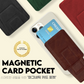 Simply ROAR Magnetic Card Pocket - Brown