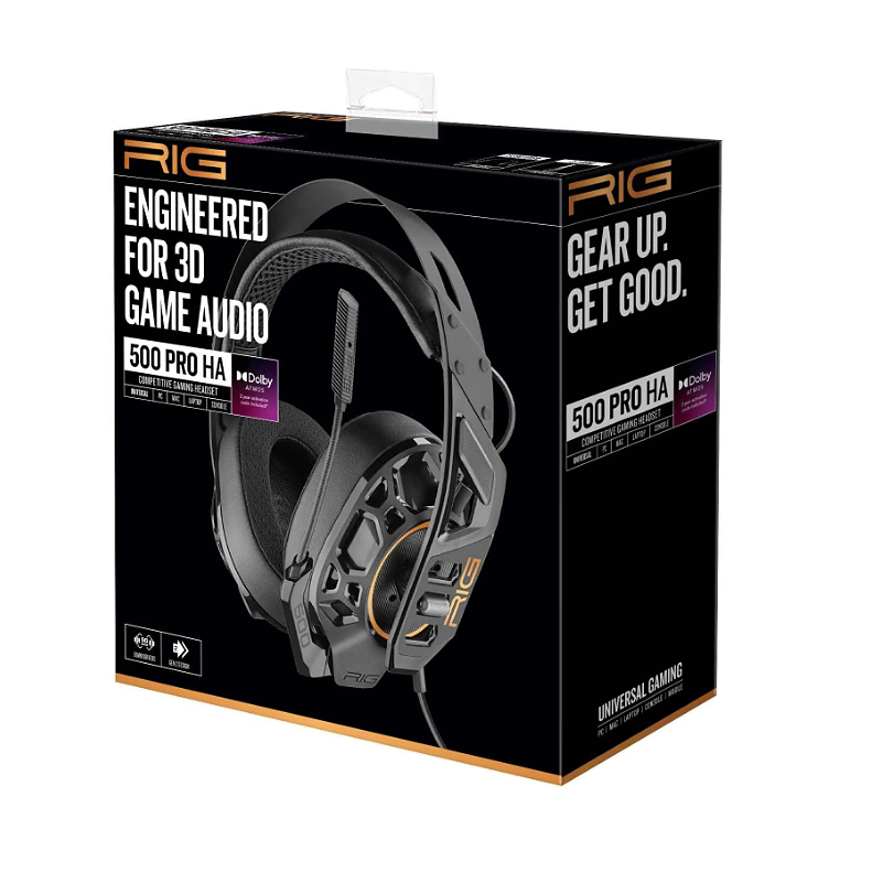 Rig 500 Pro HA Gen2 Gaming Headset for PS4/PS5 / XBox/XBox One, Nintendo Switch, PC - Black