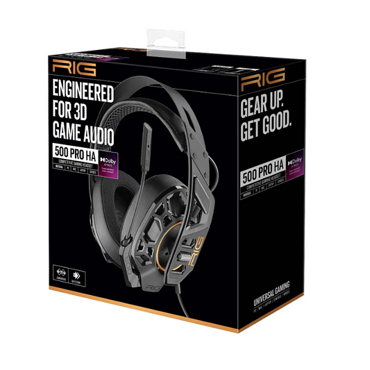 Rig 500 Pro HA Gen2 Gaming Headset for PS4/PS5 / XBox/XBox One, Nintendo Switch, PC - Black