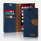 Goospery Canvas Book Case - IPHONE 13 PRO - GREEN