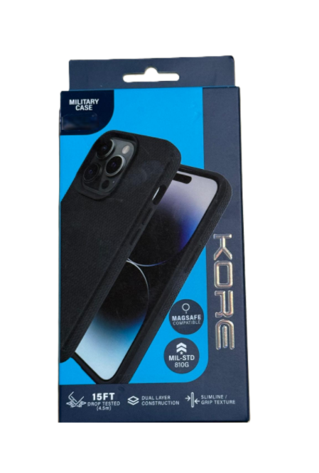 Kore Military MagSafe Case - iPhone 16 Pro Max 6.9" - Black