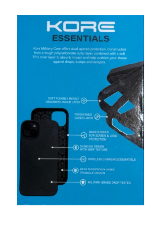 Kore Military MagSafe Case - iPhone 16 Plus 6.7" - Black