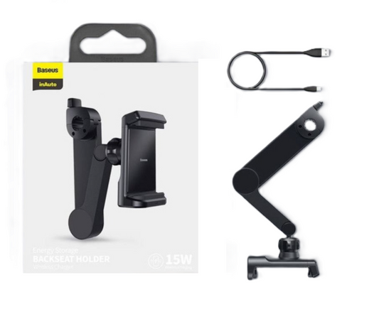 BASEUS Backseat Wireless Charger Holder (Black)