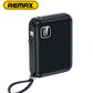 REMAX RPP-579 22.5W Power Bank [10K mAh] [1 Port + Lightning & USB C Cables] - BLACK
