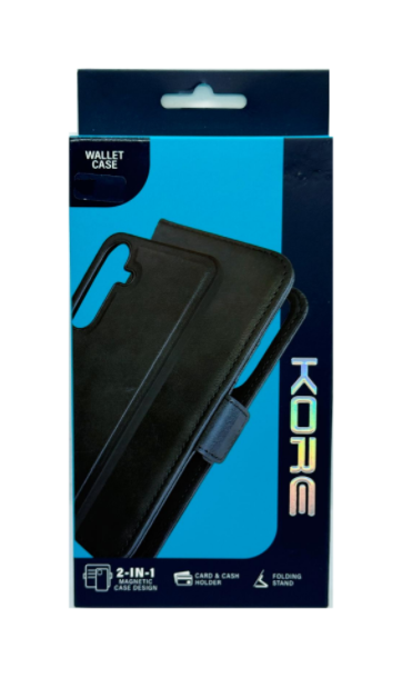 Kore WALLET CASE - SAMSUNG - GALAXY S25 5G - BLACK
