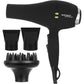 Silver 2000W Bullet Velvet Dryer - Black