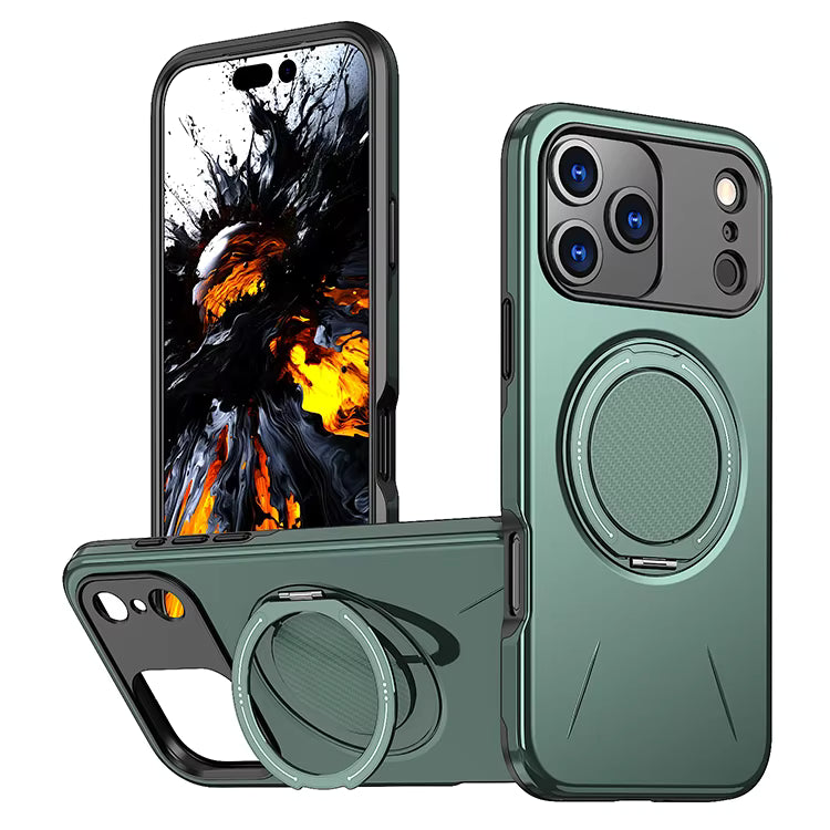 MaxGuard Spin Grip MagSafe Case for Apple iPhone 17 - Green