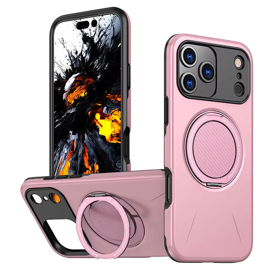 MaxGuard Spin Grip MagSafe Case for Apple iPhone 17 Pro Max - Pink