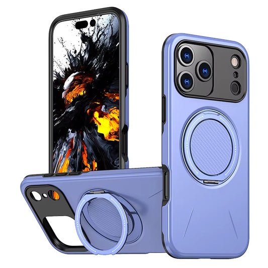 MaxGuard Spin Grip MagSafe Case for Apple iPhone 17 Pro Max - Purple