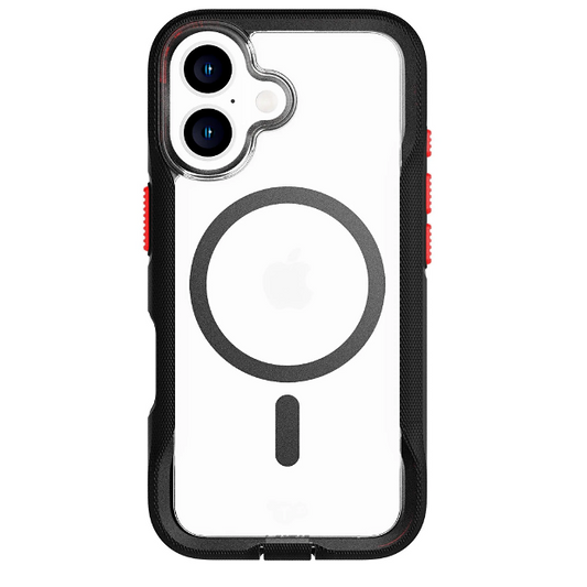 TECH21 EvoPro MagSafe Case - iPhone 16 6.1" - Clear/Black (SALE)