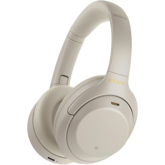 Sony WH-1000XM4 Wireless Noise Cancelling Over-Ear Headphones - Silver (Australia Stock)