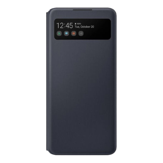 Original Samsung A42 5G Smart S View Wallet Cover - Black