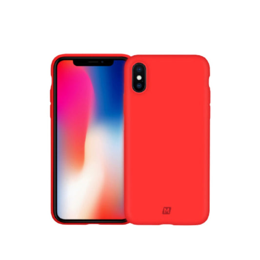 MOMAX Silky & Soft Protection Case - iPhone X / XS 5.8' - Red