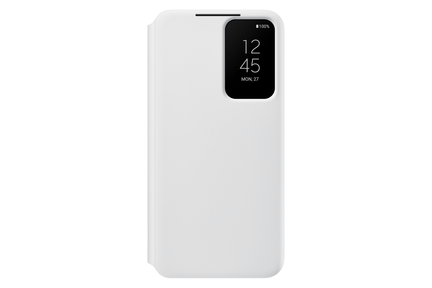 Original Samsung S22 Smart Clear View Cover - White