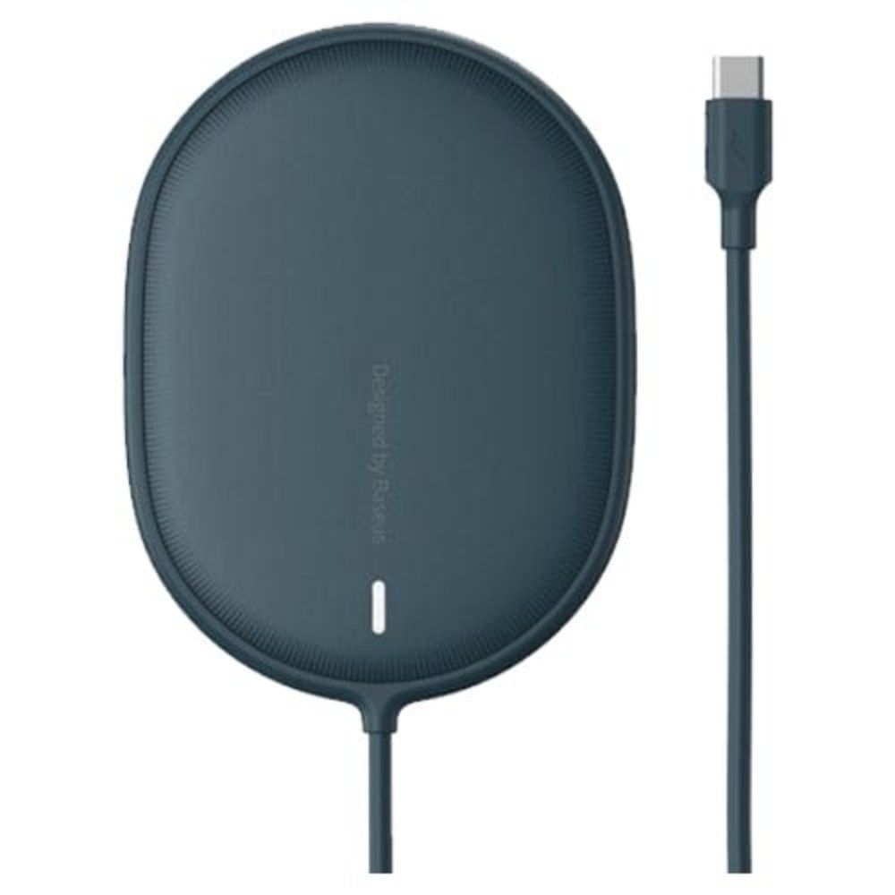 BASEUS Light Magnetic Wireless Qi Charger 15w (Blue)