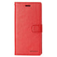 Bluemoon TPU Book Case - iPhone 15 6.1" - RED