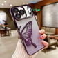 Glitter Butterfly Sandy Case for Apple iPhone 17 Pro Max - Purple