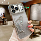 Glitter Butterfly Sandy Case for Apple iPhone 17 Pro Max -Silver