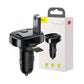 BASEUS T Typed S-09A Bluetooth MP3 Car Charger (Standard edition) - Black