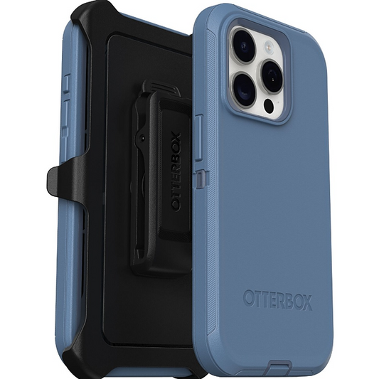 OtterBox Defender Case for iPhone 15 Pro 6.1" - Blue (Clearance)