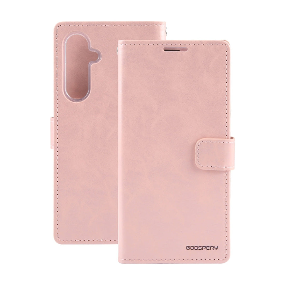 Bluemoon TPU Book Case - Samsung Galaxy S23 FE - Rose Gold