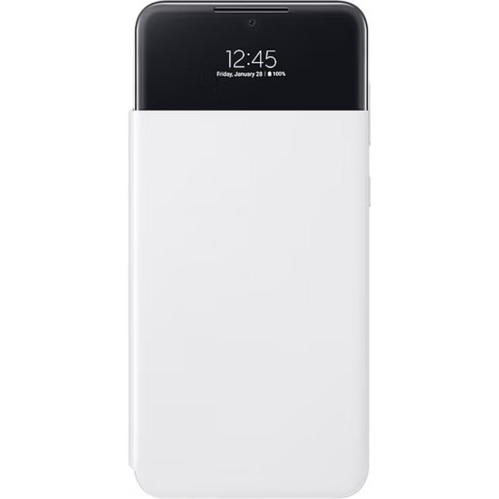Original Samsung A33 5G Smart S View Wallet Cover - White