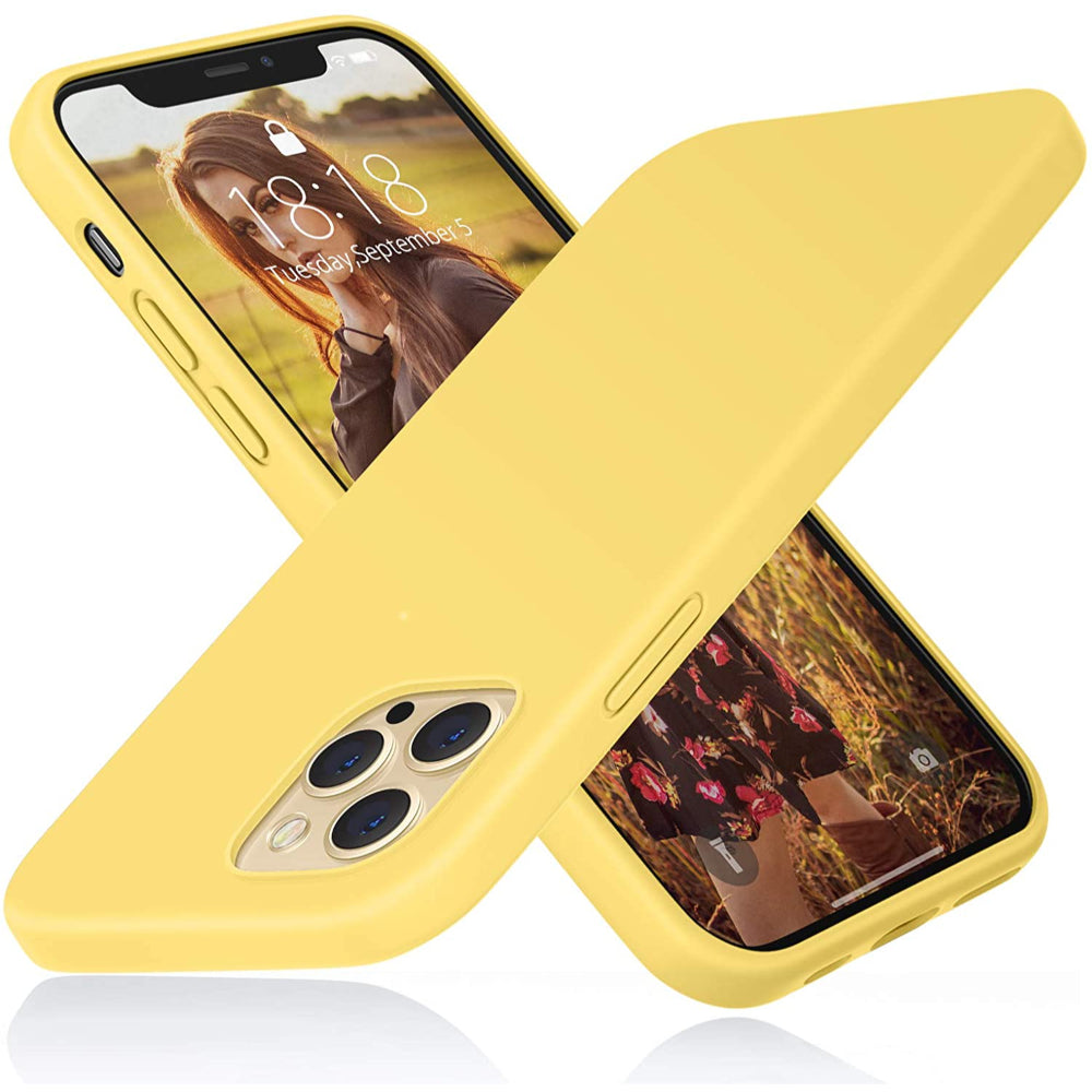 HANA TPU Jelly Case - APPLE iPhone 12 / 12 Pro 6.1' - YELLOW