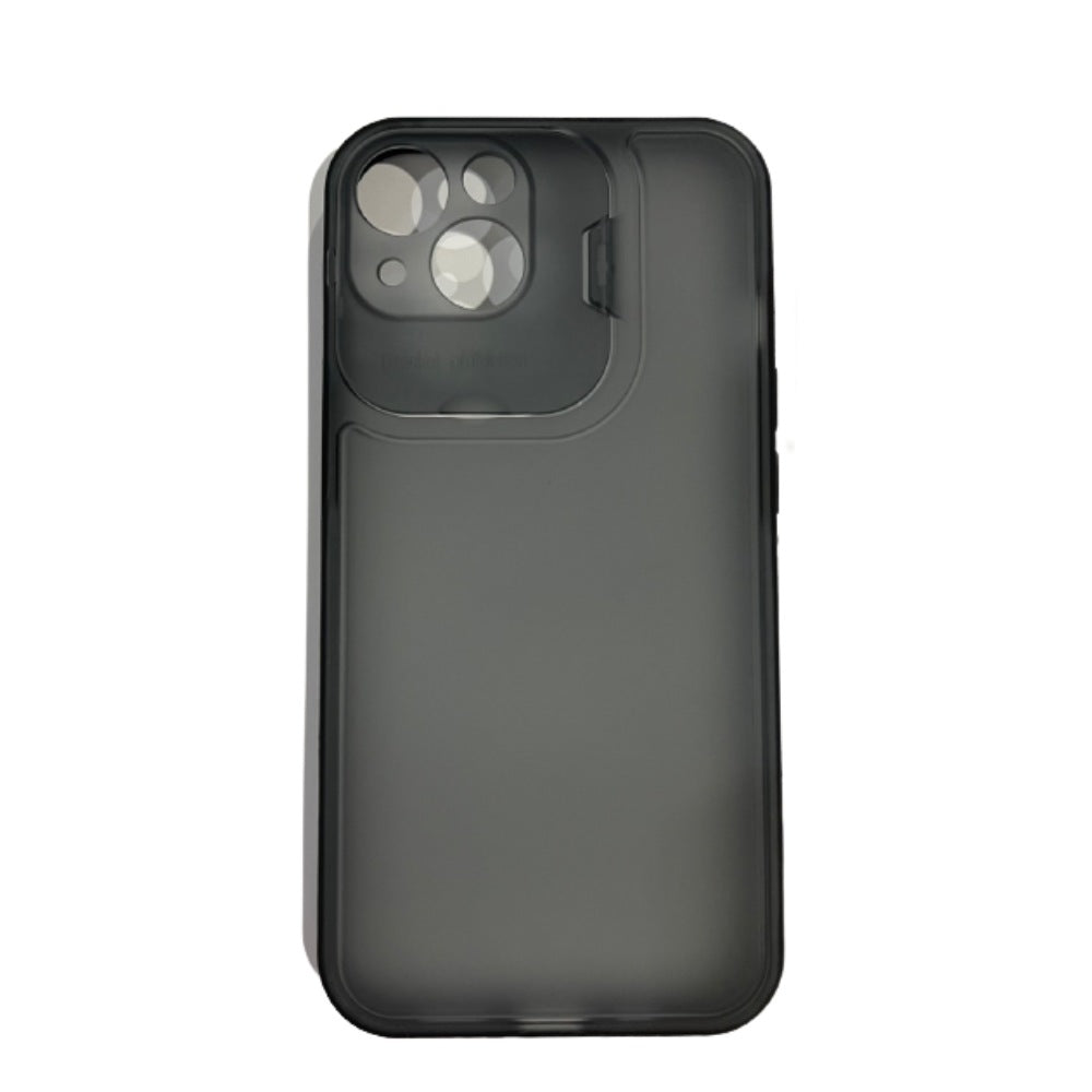 HARD CASE w/ CAMERA PROTECTOR  for iPHONE 13 (6.1') - BLACK