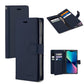 Mansoor Diary Case with Card Slot for iPhone XS MAX - Navy