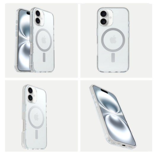 OtterBox Symmetry MagSafe Case for iPhone 16 Plus (6.7") - Clear