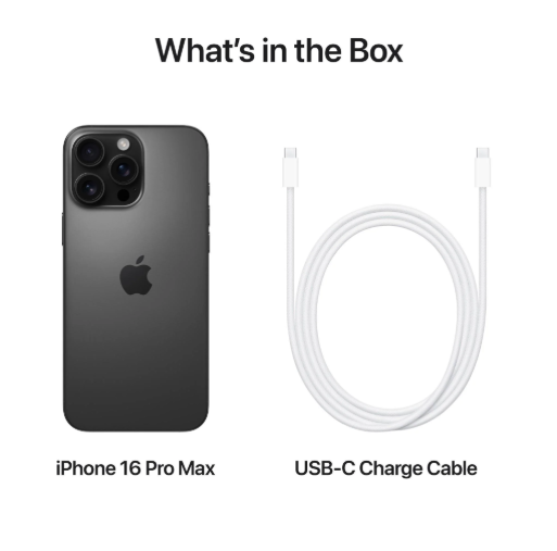 Apple iPhone 16 Pro Max 256GB - Black Titanium [MYWV3XA] - Australia Stock