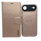 Hanman 2-in-1 Detachable Wallet Case for iPhone 17 Air - Rose Gold