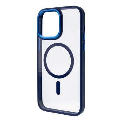 Redefine Metal Camera Lens Transparent MagSafe Case for iPhone 14 Pro Max - Blue