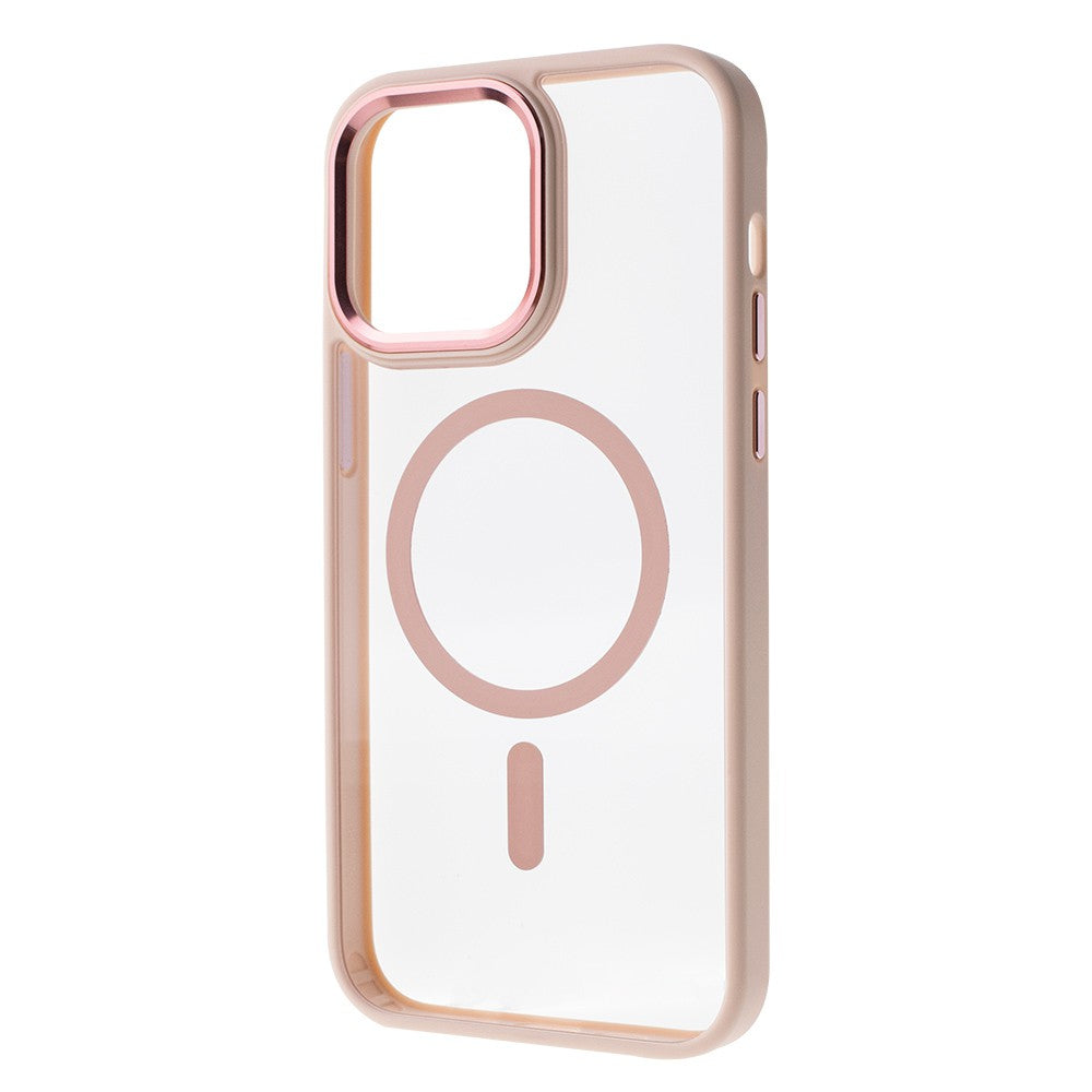 Redefine Metal Camera Lens Transparent MagSafe Case for iPhone 11 - Pink