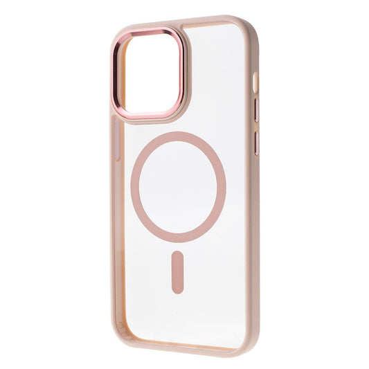 Redefine Metal Camera Lens Transparent MagSafe Case for iPhone 11 - Pink