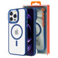 Redefine Metal Camera Lens Transparent MagSafe Case for iPhone 12 / 12 Pro - Blue