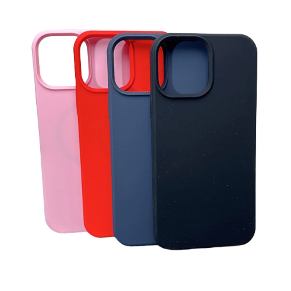 KingLink (MagSafe) Silicon Case for iPhone 15 Plus (6.7") Red
