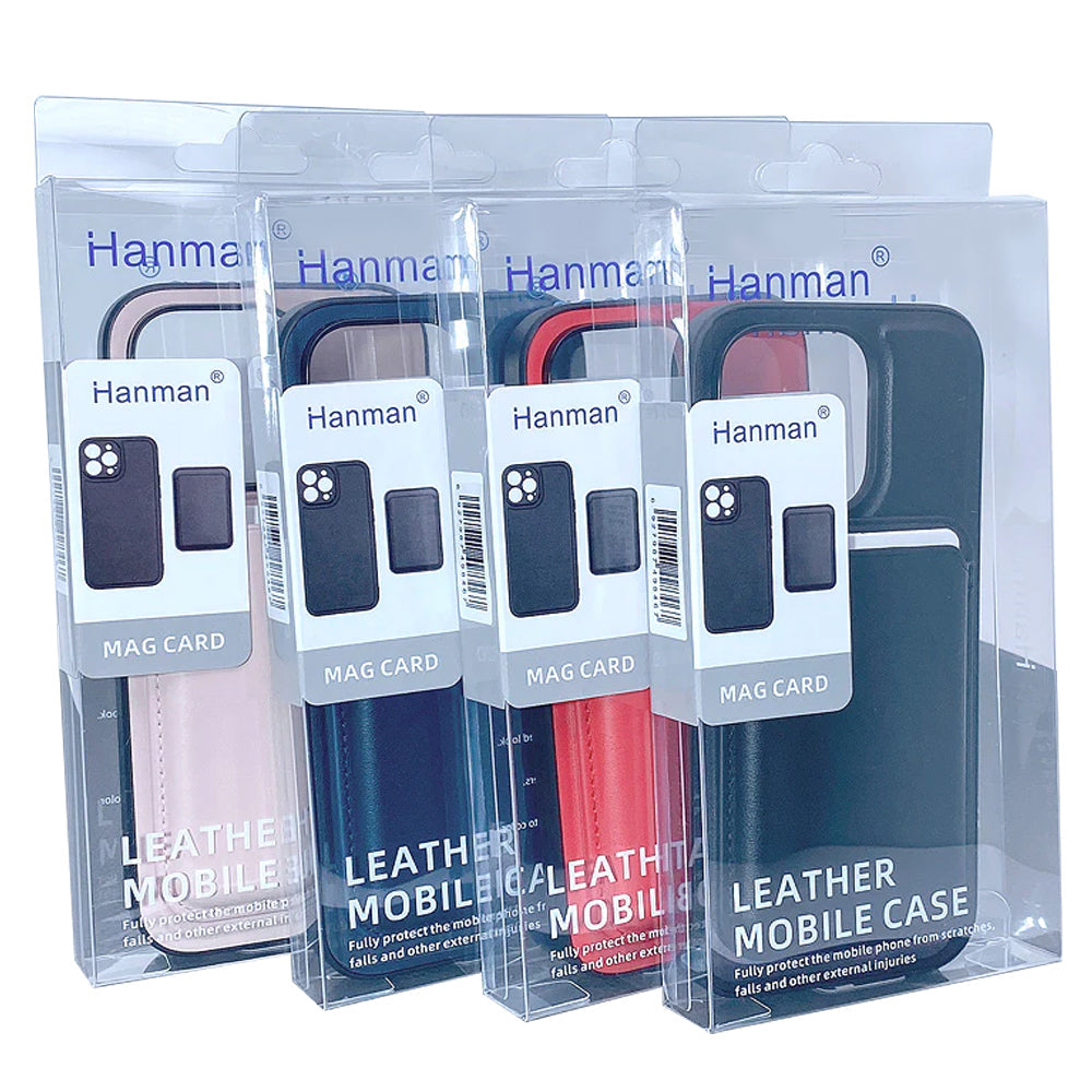 Hanman MagSafe Card Holder Case - iPhone 14 Pro 6.1' - BLACK