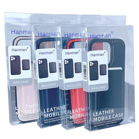 Hanman MagSafe Card Holder Case - iPhone 14 Pro 6.1' - BLACK