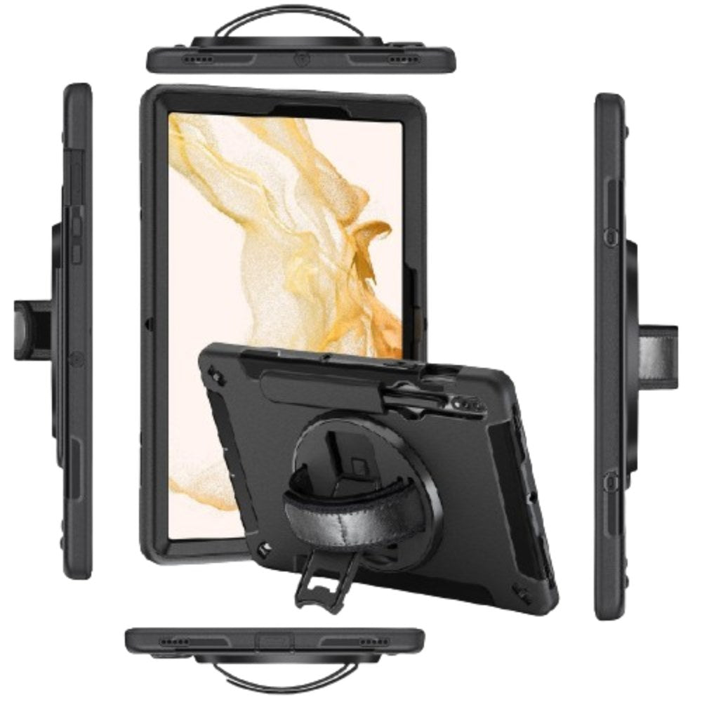 Pisen Rugged Samsung Galaxy Tab S9 (11") / Tab S9 FE (10.9") - BLACK